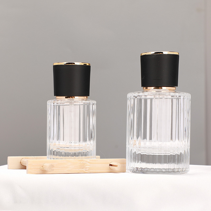 Perfume Fragrance One - 1개 30/50ML 투명 유리 향수병, 수직