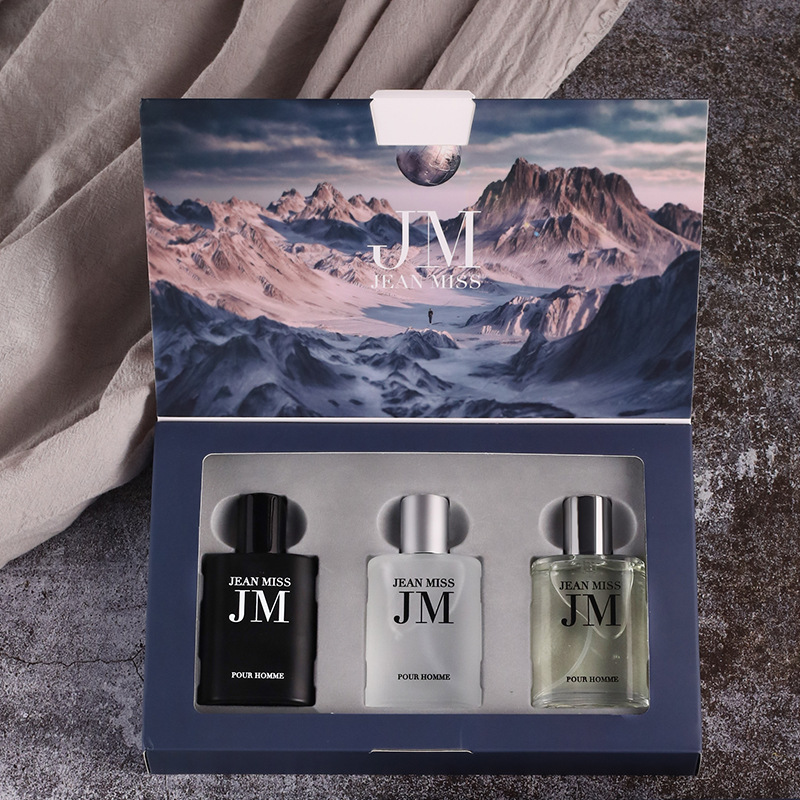 Fragrance Perfume For Man - 남성용 오드뚜왈렛 향수 선물 세트 3개,