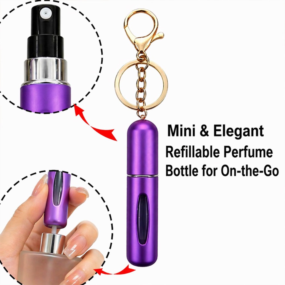 5ml 키체인 향수 리필용 병, 휴대용 미세 미스트 스 - Perfume Fragrance Dispenser 리뷰 및 가격