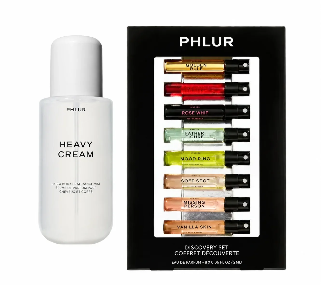 PHLUR 여성용 향수 선물 세트 2개 – 헤비 크림  - Perfume Fragrance Discovery Set 리뷰 및 가격