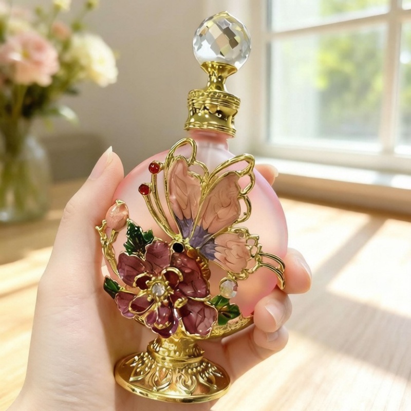 4개입 빈 향수병 에나멜 나비 모양 골드 베이스 다이아 - Perfume Fragrance Lotion 리뷰 및 가격