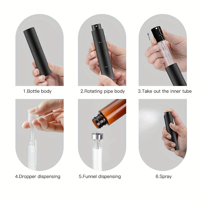 3개의 여행용 10ml 향수 스프레이 병 세트, 리필  - Perfume Fragrance Dispenser 리뷰 및 가격
