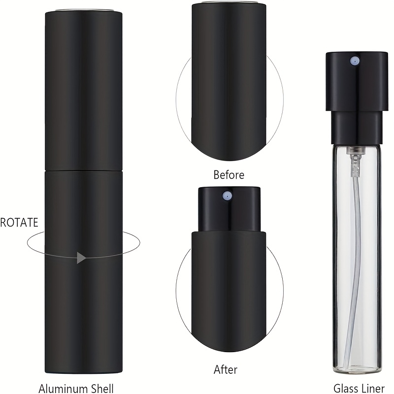 3개의 여행용 10ml 향수 스프레이 병 세트, 리필  - Perfume Fragrance Dispenser 리뷰 및 가격